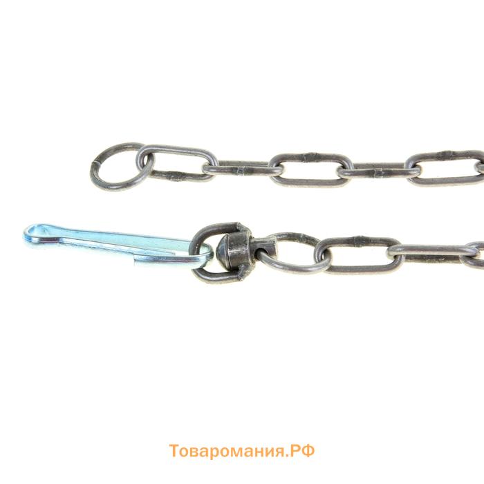 Цепь для привязи собак, 3 м, калибр 5 х 36 мм, черная