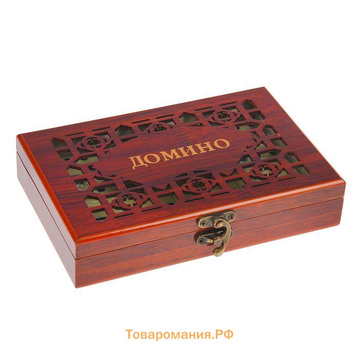 Домино классическое «Резное», 28 шт.