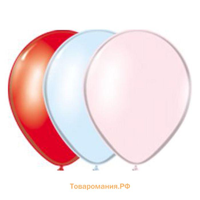 Воздушные шары латексные 14", 50 шт., МИКС