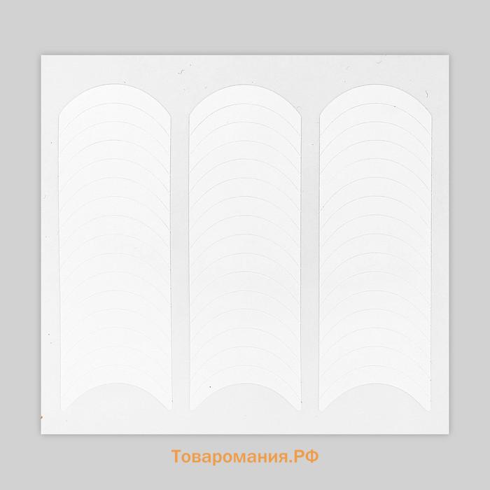 Трафареты для декора ногтей «Классика», 1 вид, 6.5×6 см, фасовка 6 шт
