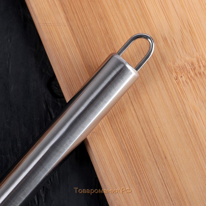 Нож для теста и пиццы «Металлик», 20 см, цвет серебряный