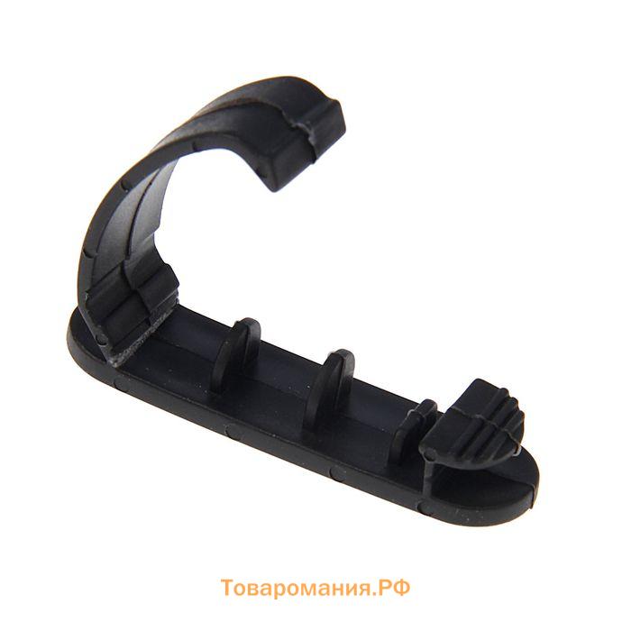 Держатели для проводов, набор 3 шт., пластик, белые
