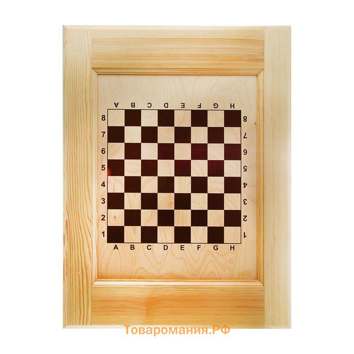 Шахматный стол деревянный, с ящиком, размер 80×60×72 см