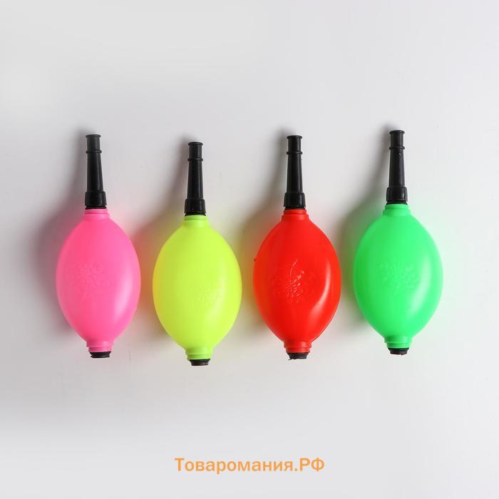 Водяные бомбочки с насосом и насадкой, 200 шт., оранжевые