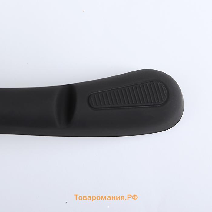 Плечики - вешалка для одежды, 39×4.4×22.5 см см, размер 40-42, покрытие soft-touch, чёрные