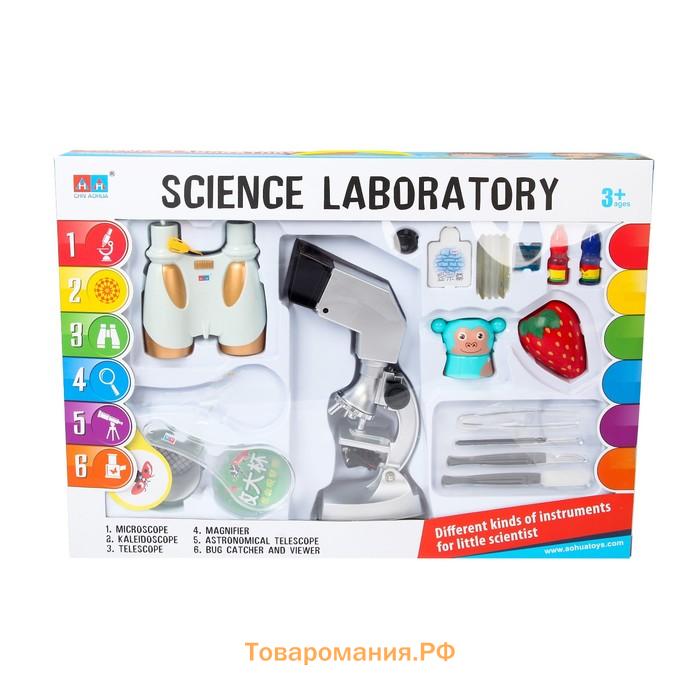 Набор игровой «Научная лаборатория», микроскоп с аксессуарами