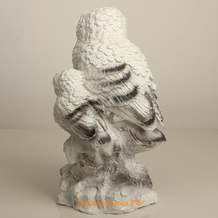 Садовая фигура из гипса «Совы полярные», 36×18×19 см