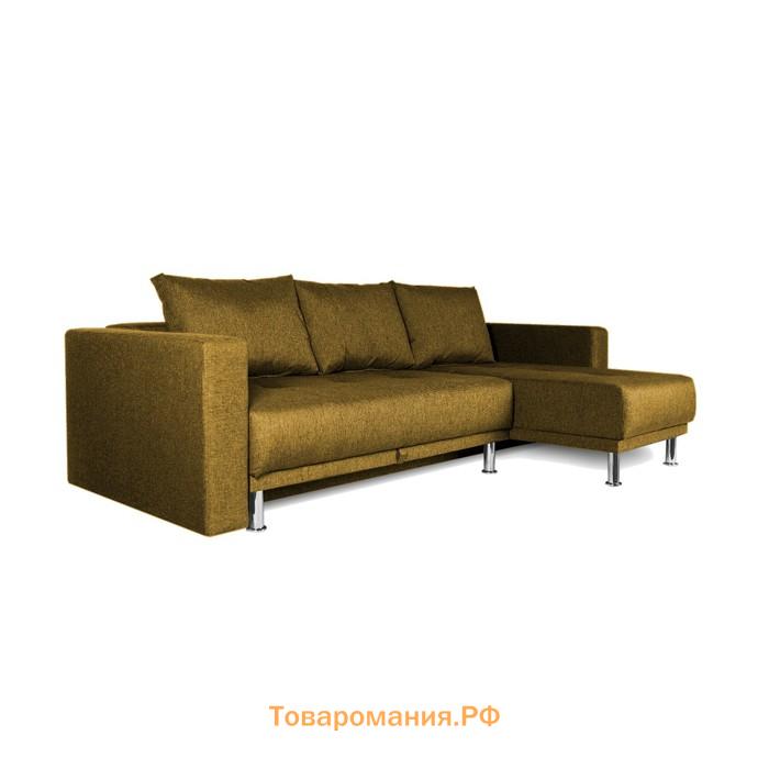 Угловой диван NEXT, с подлокотниками, 1350×2050 мм, обивка dark Gold