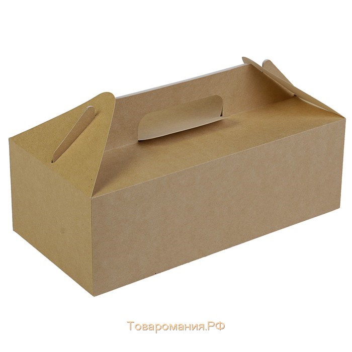 Коробка с ручками, 28,8 х 14,2 х 9,8 см