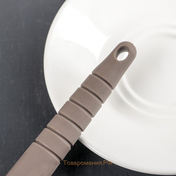 Лопатка «Брауни», 32×6 см, цвет серый/бежевый