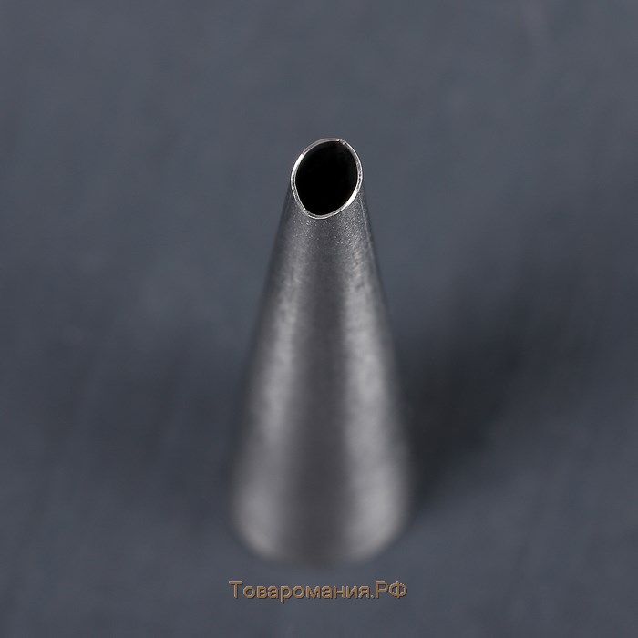 Насадка кондитерская для начинки KONFINETTA «Маффин», d=1,7 см, выход d=0,6 см, нержавеющая сталь