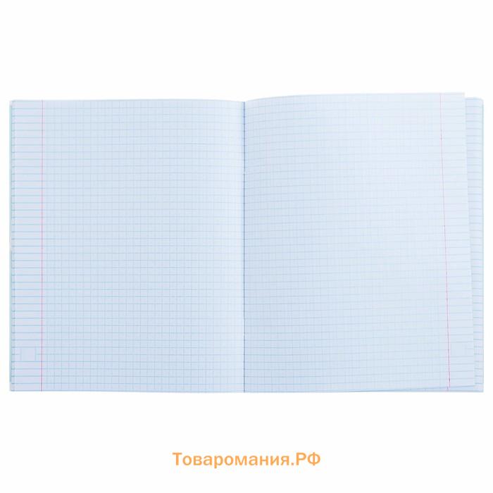 Тетрадь предметная 48 листов в клетку Calligrata, «Коллаж.География», обложка мелованный картон