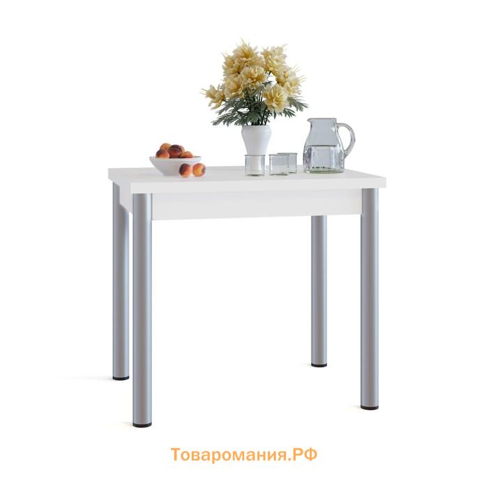 Стол кухонный раскладной «СОКОЛ, СО-1 м», 800(1200) × 600(800) × 770 мм, цвет белый
