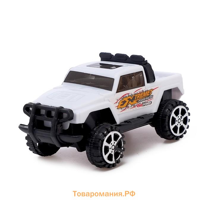 Машина инерционная «Джип» 4 x 4 см, цвета МИКС