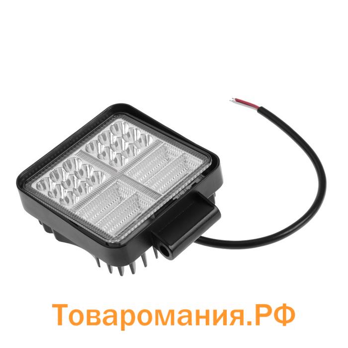 Противотуманная фара, 9-30 В, 54 LED (38 белых, 16 желтых), IP67, 162 Вт, направленный свет