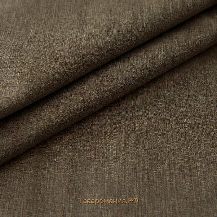 Негорючая портьера «Эклипсо», размер 145 х 280 см, цвет коричневый