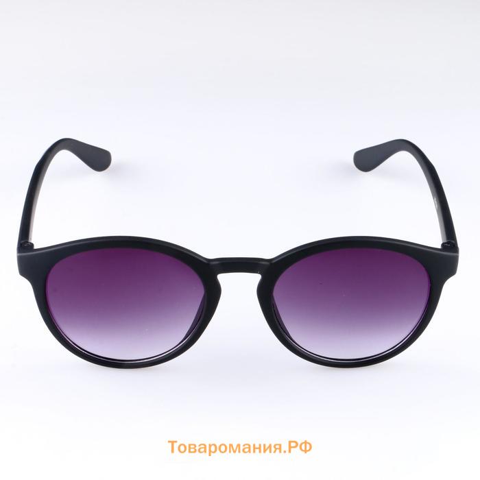 Очки солнцезащитные "OneSun", uv 400, дужка 15 см, ширина 14 см, 5 х 4.5 см, фиолетовые
