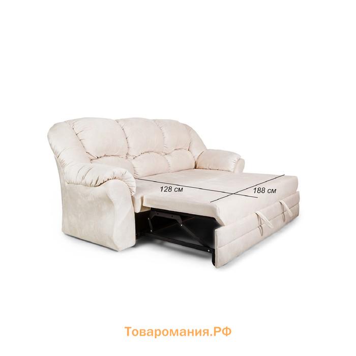 Диван прямой «Хост 1», механизм венеция, велюр, цвет nova 020