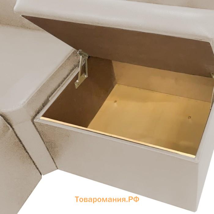 Кухонный уголок «АЛЕКС», экокожа, 1630×500×950 мм, TEOS CANVAS