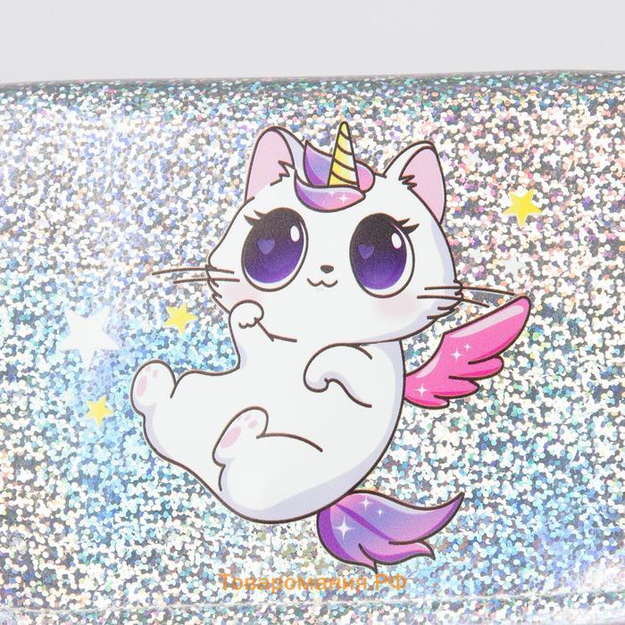 Сумка детская для девочки Kitty unicorn на клапане, цвет розовый