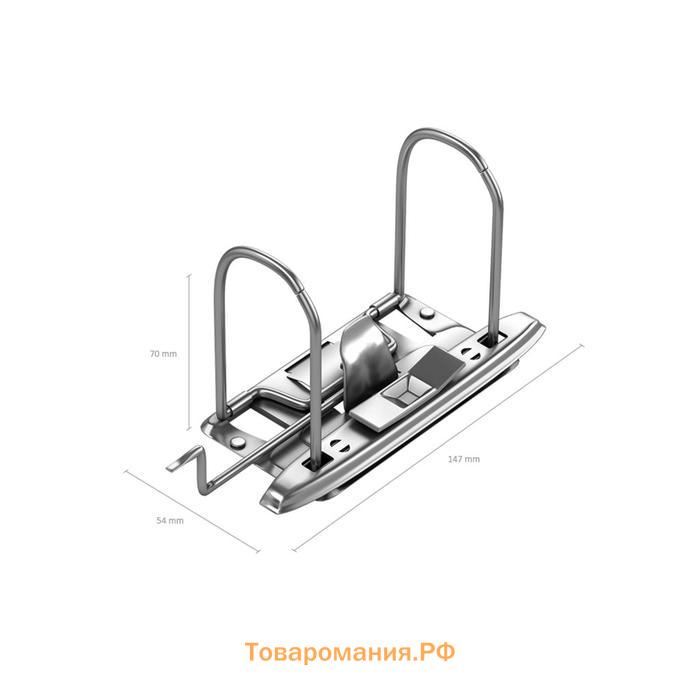 Папка-регистратор А4, 70 мм, ErichKrause Granite, с арочным механизмом, черная