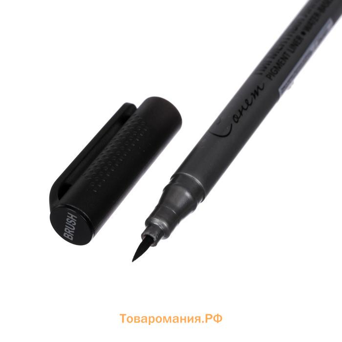 Ручка-кисть капиллярная ЗХК "Сонет", чёрный, 2341651