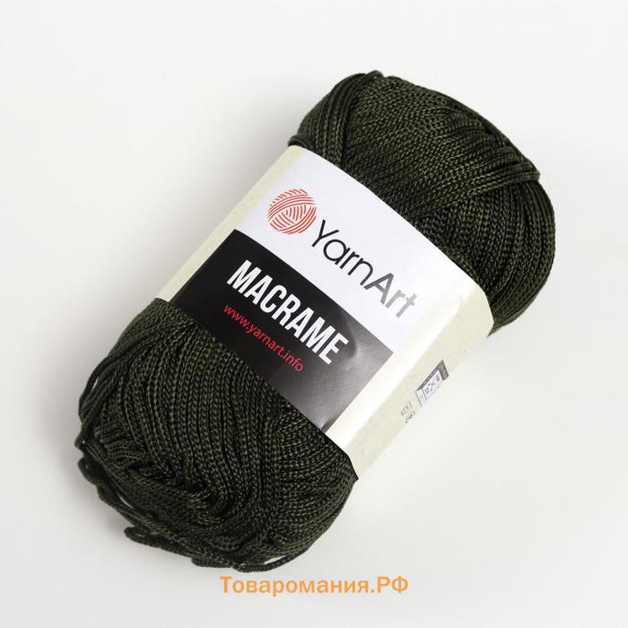 Пряжа "Macrame Макраме" 100% полиэстер 130м/90гр (164 болотный)