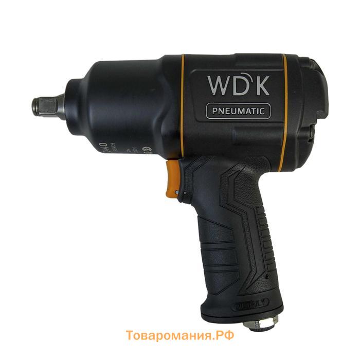 Гайковерт пневматический WIEDERKRAFT WDK-20440, ударный, 1/2", 1360 Hm, 195 мм