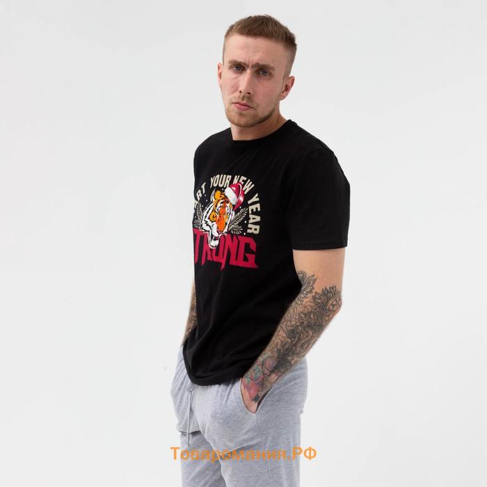 Пижама мужская новогодняя KAFTAN "Strong" р.50