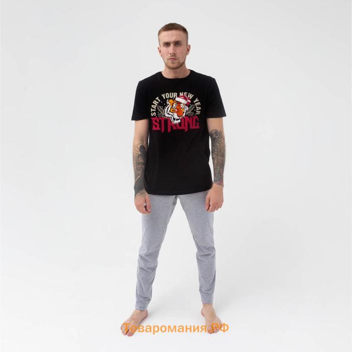Пижама мужская новогодняя KAFTAN "Strong" р.50