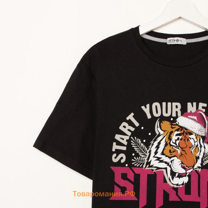 Пижама мужская новогодняя KAFTAN "Strong" р.50