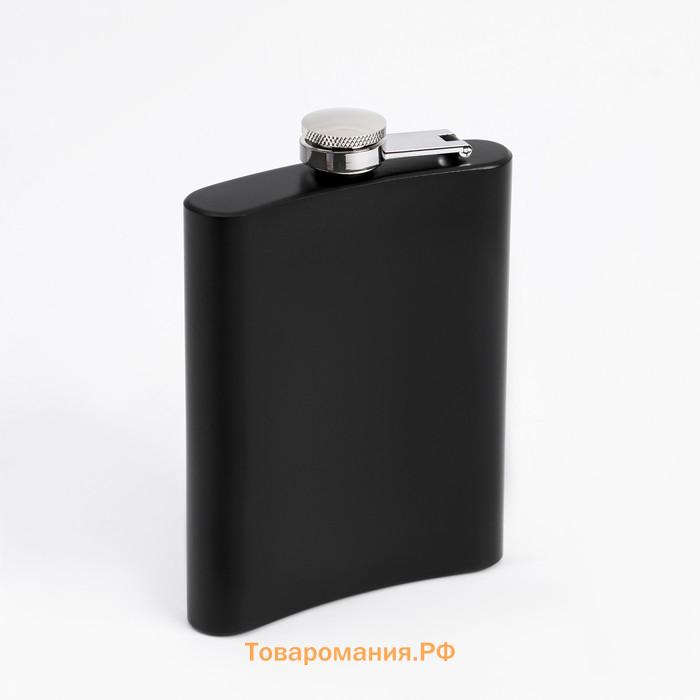 Фляжка BIG BOSS, нержавеющая сталь, 240 мл, с воронкой