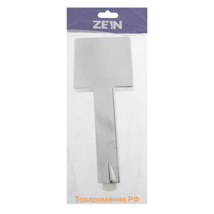 Душевая лейка ZEIN Z0204, 1 режим, 85x85 мм, пластик, цвет хром