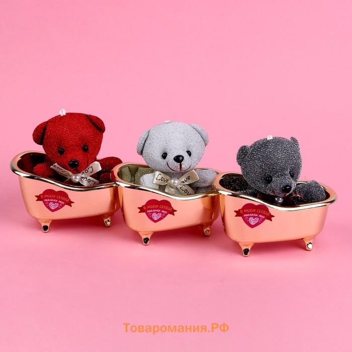Мягкая игрушка «В моём сердце только ты», медведь, МИКС