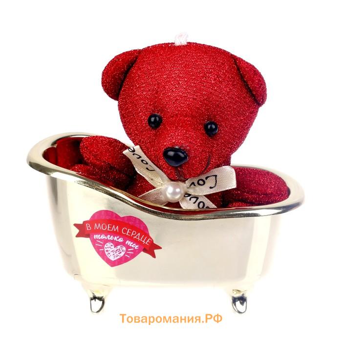 Мягкая игрушка «В моём сердце только ты», медведь, МИКС