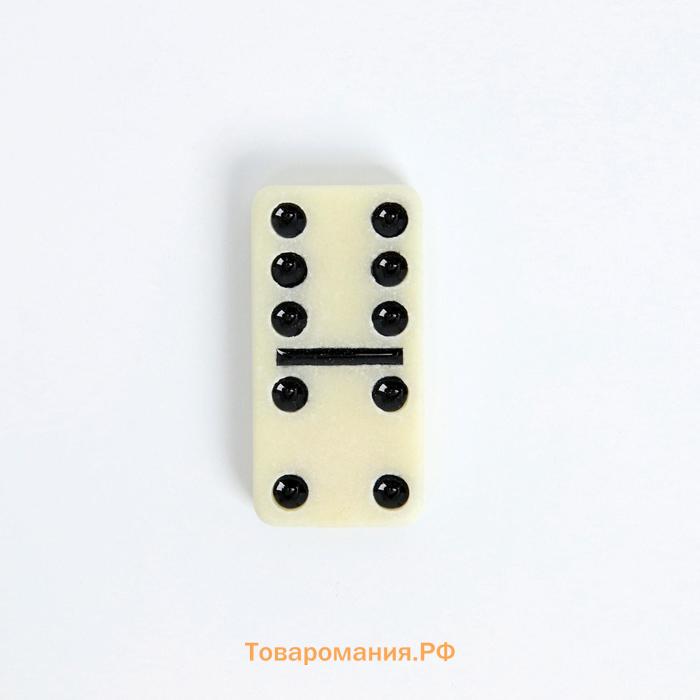 Домино классическое «Форкас», 28 шт., синий