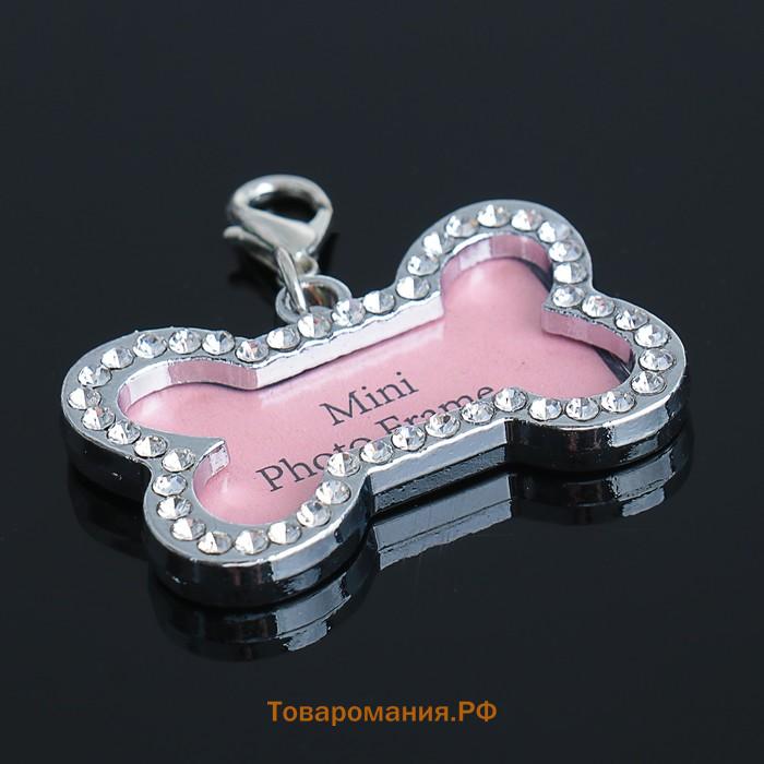 Адресник под записку "Косточка" большой, 4,3 х 2,8 см