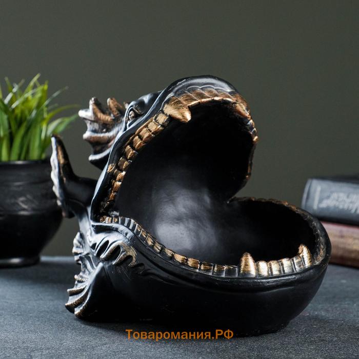 Подставка для мелочей «Пиранья», полистоун, 18×16×28 см