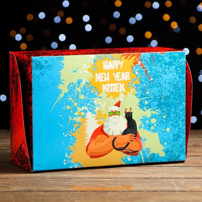 Упаковка без окна Happy New Year, 25×17×10 см