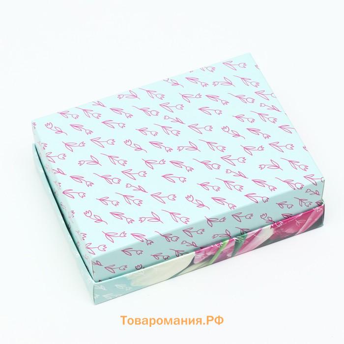 Подарочная коробка «8 Марта», 16.5×12.5×5.2 см