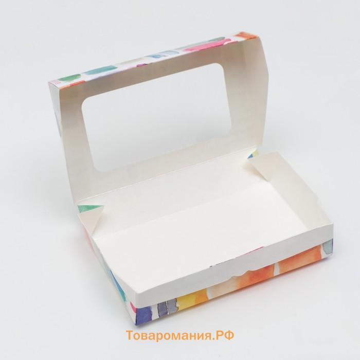 Коробка складная «Акварель» 20×12×4 см