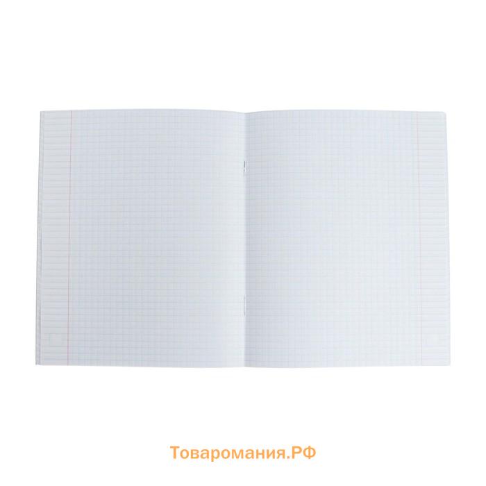Комплект тетрадей из 5 штук, 48 листов в клетку Calligrata "Ч/Б. Геометрия", обложка мелованный картон, блок офсет