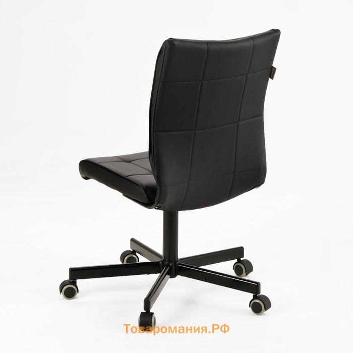 Кресло «Бюрократ» Leather Black CH-330M, 650×440×855(990) мм, экокожа, цвет чёрный