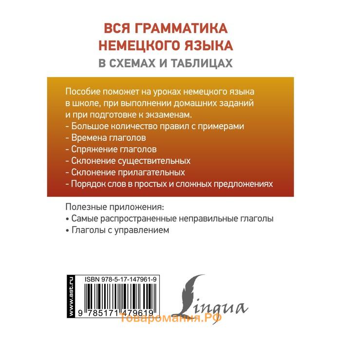 Вся грамматика немецкого языка в схемах и таблицах. Антонов М.С.