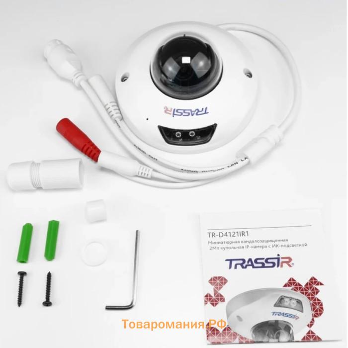 Камера видеонаблюдения IP Trassir TR-D4121IR1 3,6-3,6 мм, цветная