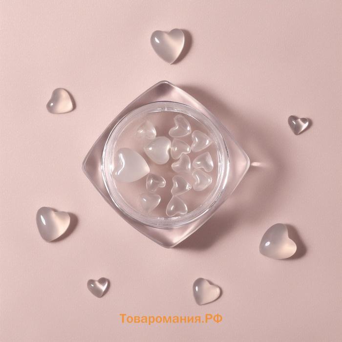 Фигурки для декора «Твоё сердце», объёмные, меняют цвет, полупрозрачные