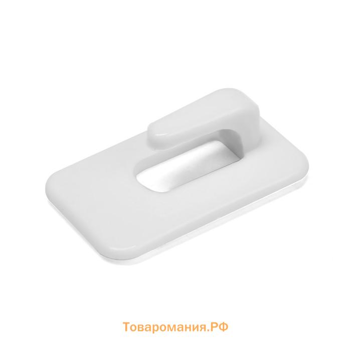 Держатель для проводов и гирлянд, 12 штук, белый