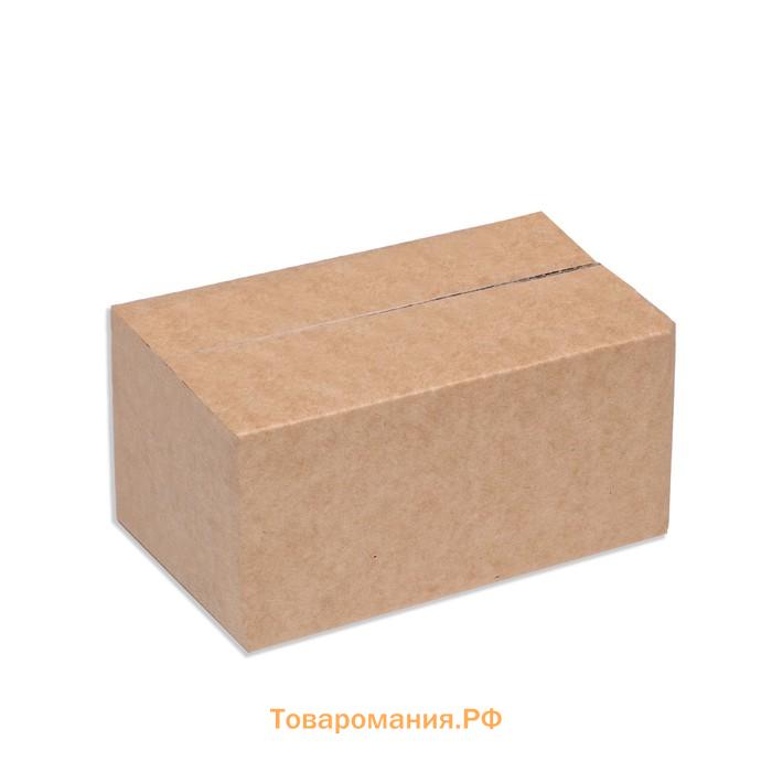 Коробка складная, бурая, 20×11.2×10 см
