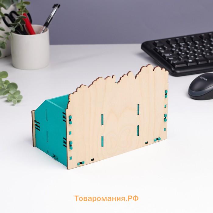 Органайзер для канцелярии «Русалочки», 4 отделения, 21×11×14.5