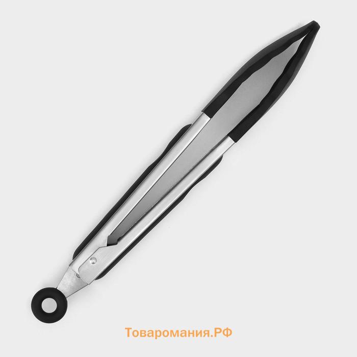 Сковороды Magistro Rock Stone, набор 3 предмета: d=22 см, d=26 см, кухонные щипцы, антипригарное покрытие, индукция